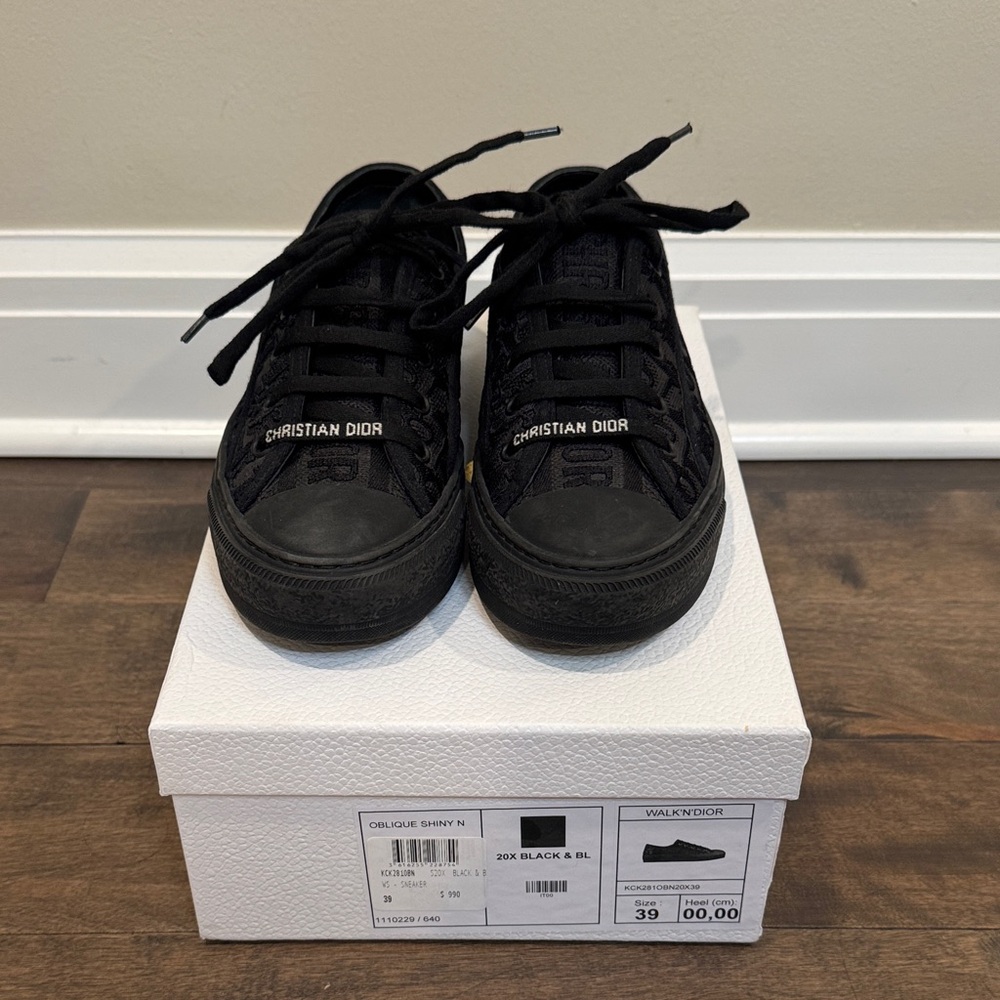 Christian Dior Walk'n'Dior Black Sneakers - Picture 2 of 11